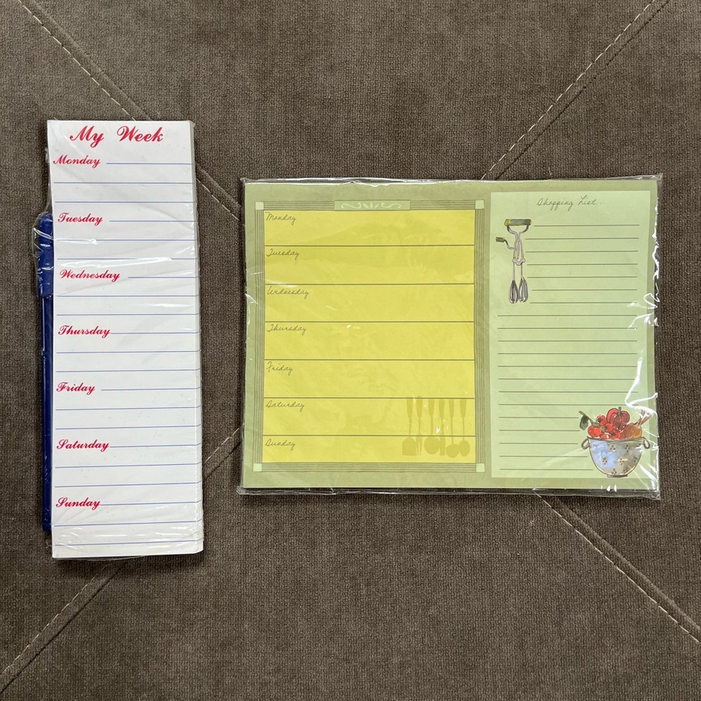 My Week Planner and Shopping List